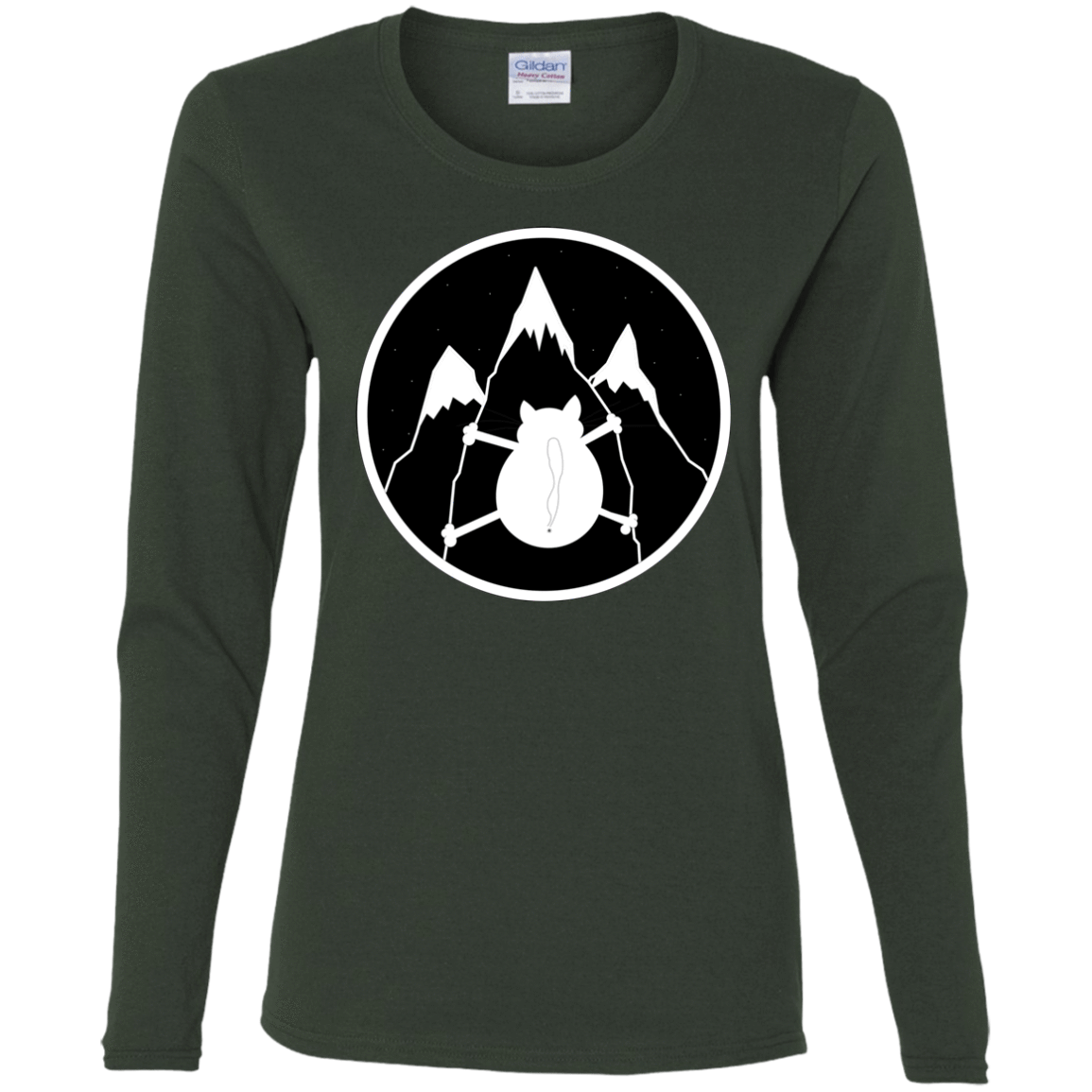 T-Shirts Forest / S Spider Cat Women's Long Sleeve T-Shirt