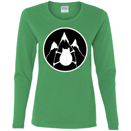 T-Shirts Irish Green / S Spider Cat Women's Long Sleeve T-Shirt