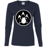 T-Shirts Navy / S Spider Cat Women's Long Sleeve T-Shirt