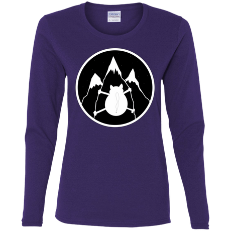 T-Shirts Purple / S Spider Cat Women's Long Sleeve T-Shirt