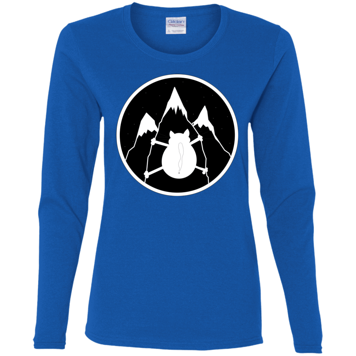 T-Shirts Royal / S Spider Cat Women's Long Sleeve T-Shirt