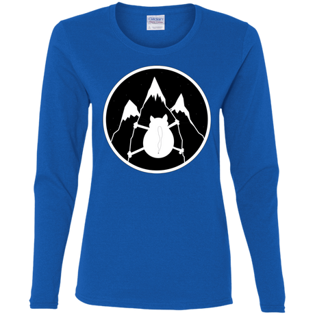 T-Shirts Royal / S Spider Cat Women's Long Sleeve T-Shirt