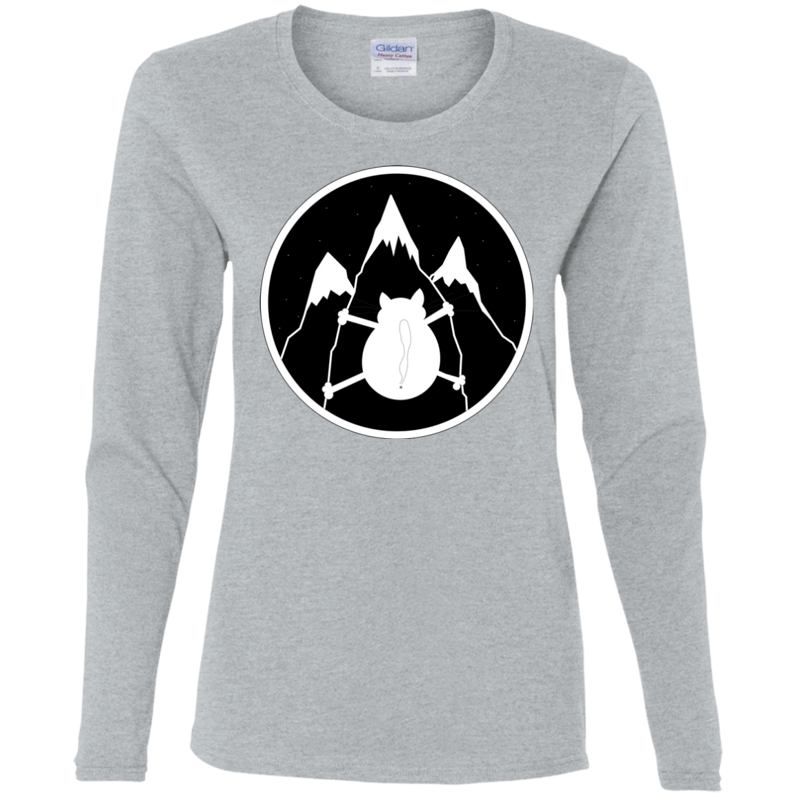 T-Shirts Sport Grey / S Spider Cat Women's Long Sleeve T-Shirt