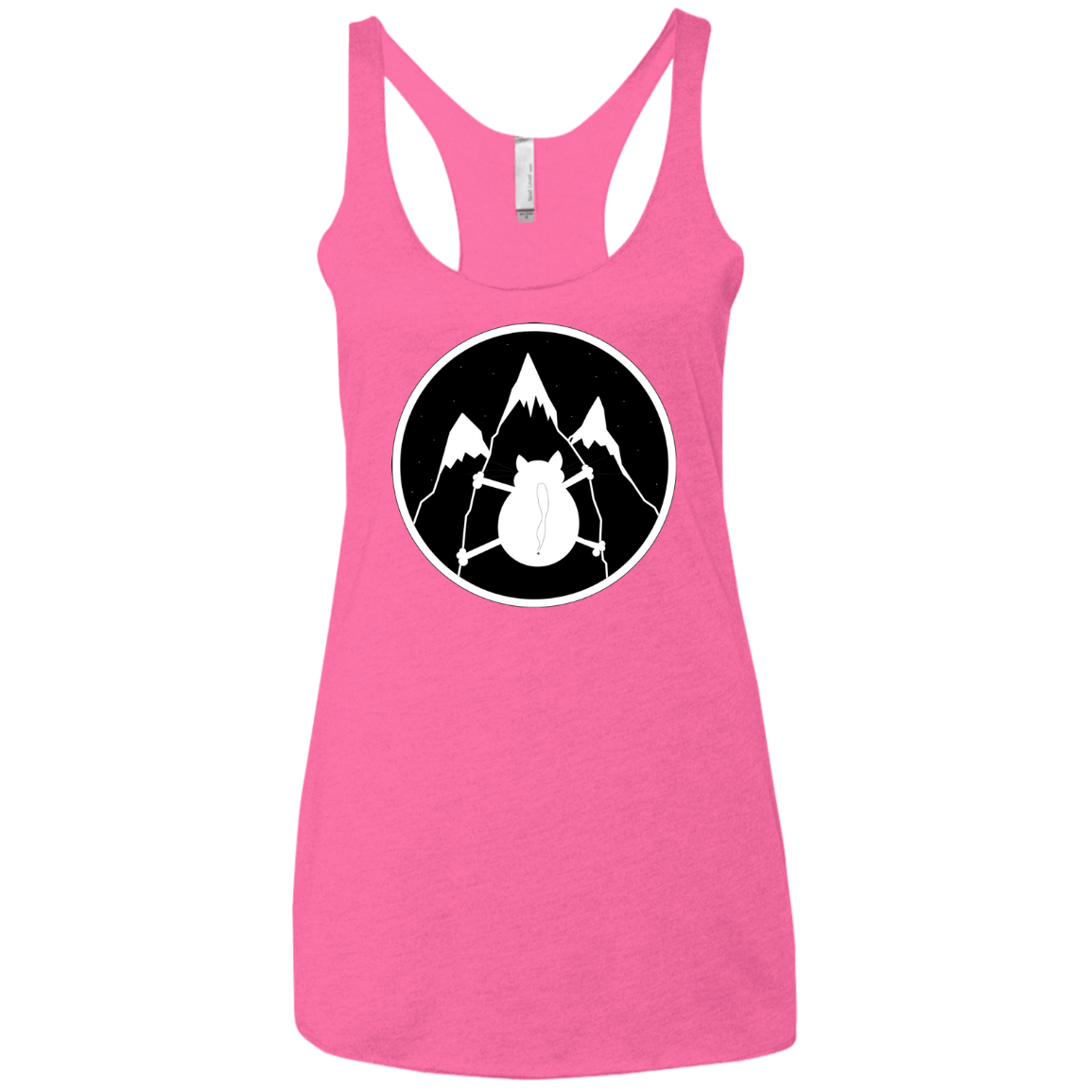 Spider Cat Women's Triblend Racerback Tank