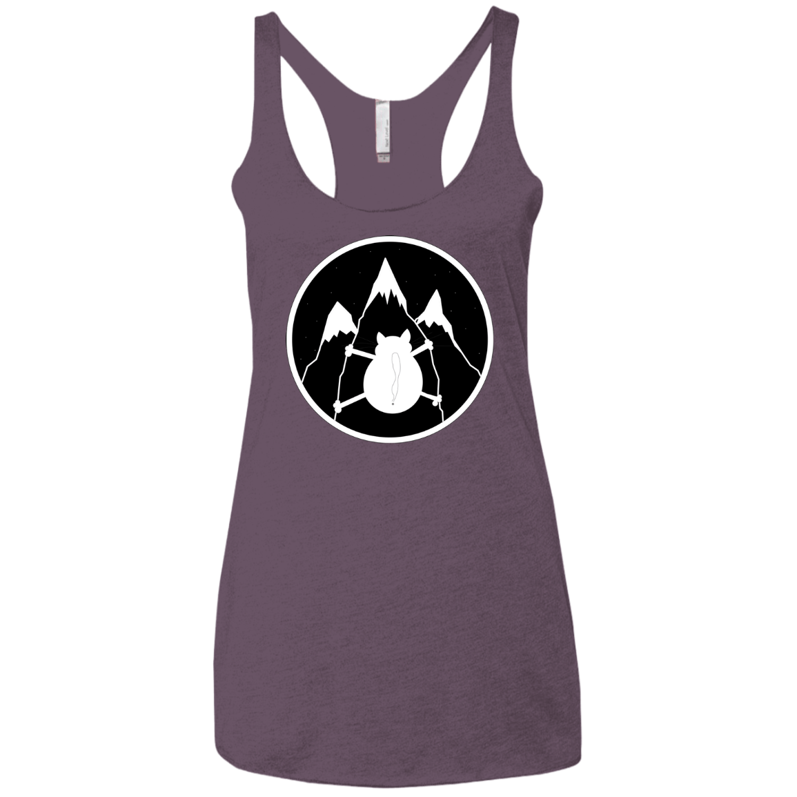 Spider Cat Women's Triblend Racerback Tank