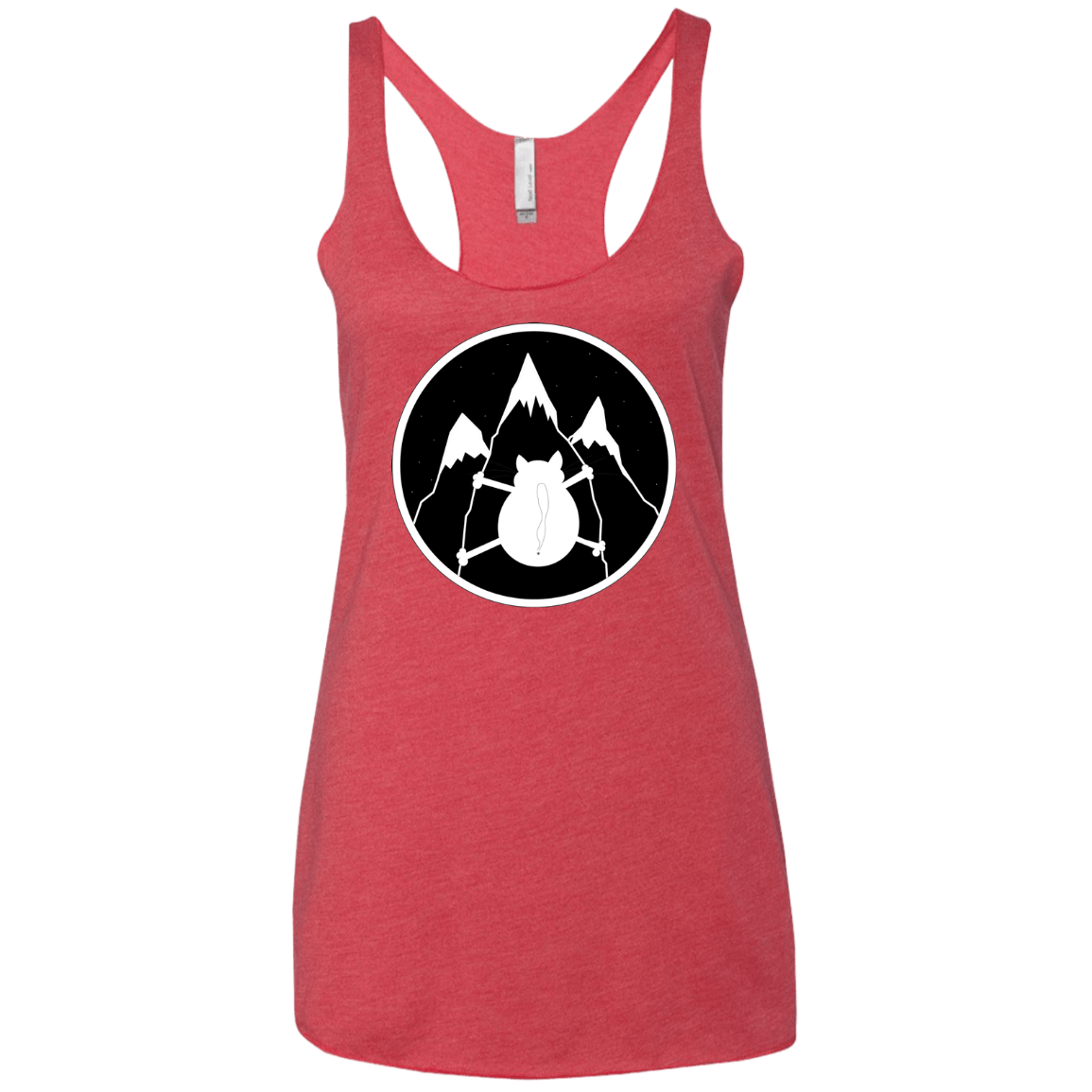 Spider Cat Women's Triblend Racerback Tank