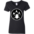 T-Shirts Black / S Spider Cat Women's V-Neck T-Shirt