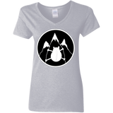 T-Shirts Sport Grey / S Spider Cat Women's V-Neck T-Shirt