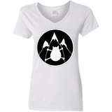 T-Shirts White / S Spider Cat Women's V-Neck T-Shirt