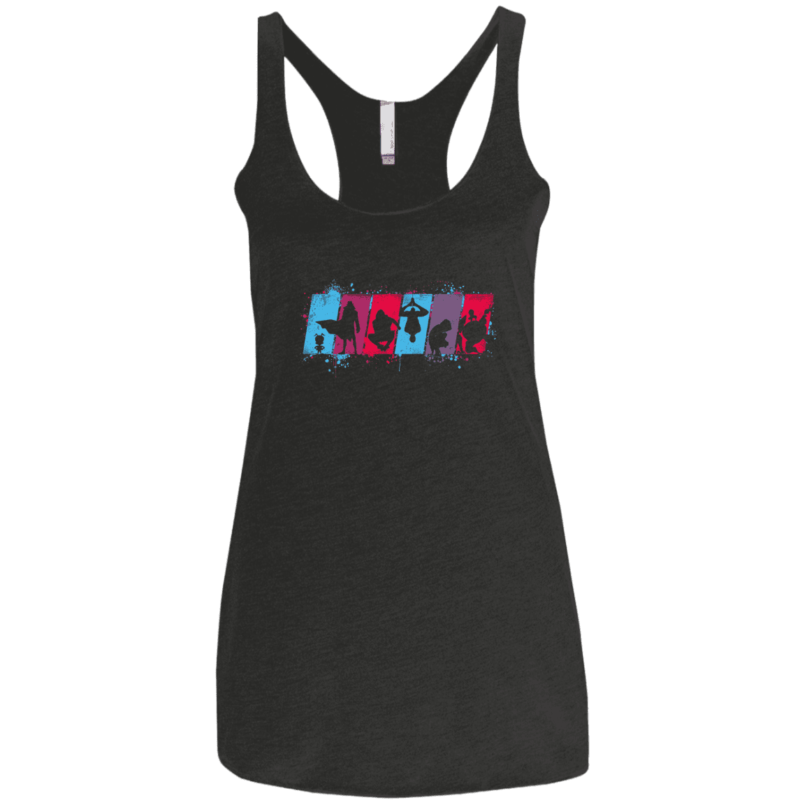 T-Shirts Vintage Black / X-Small Spider Friends Women's Triblend Racerback Tank