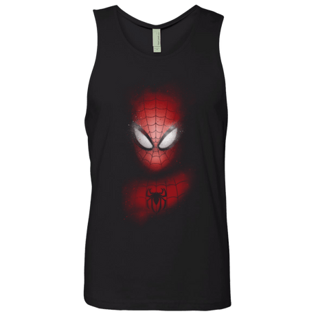 T-Shirts Black / Small Spider Graffiti Men's Premium Tank Top