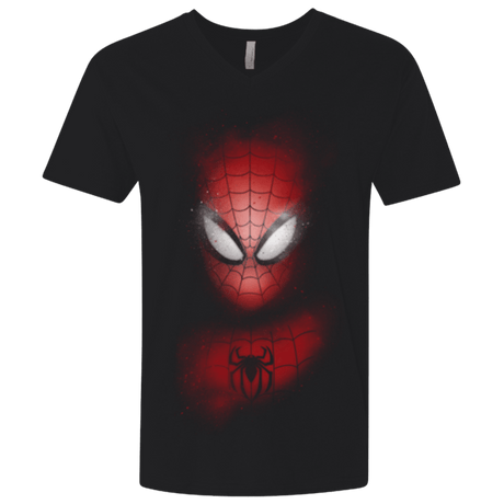 T-Shirts Black / X-Small Spider Graffiti Men's Premium V-Neck