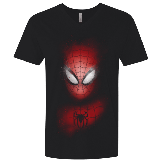 T-Shirts Black / X-Small Spider Graffiti Men's Premium V-Neck