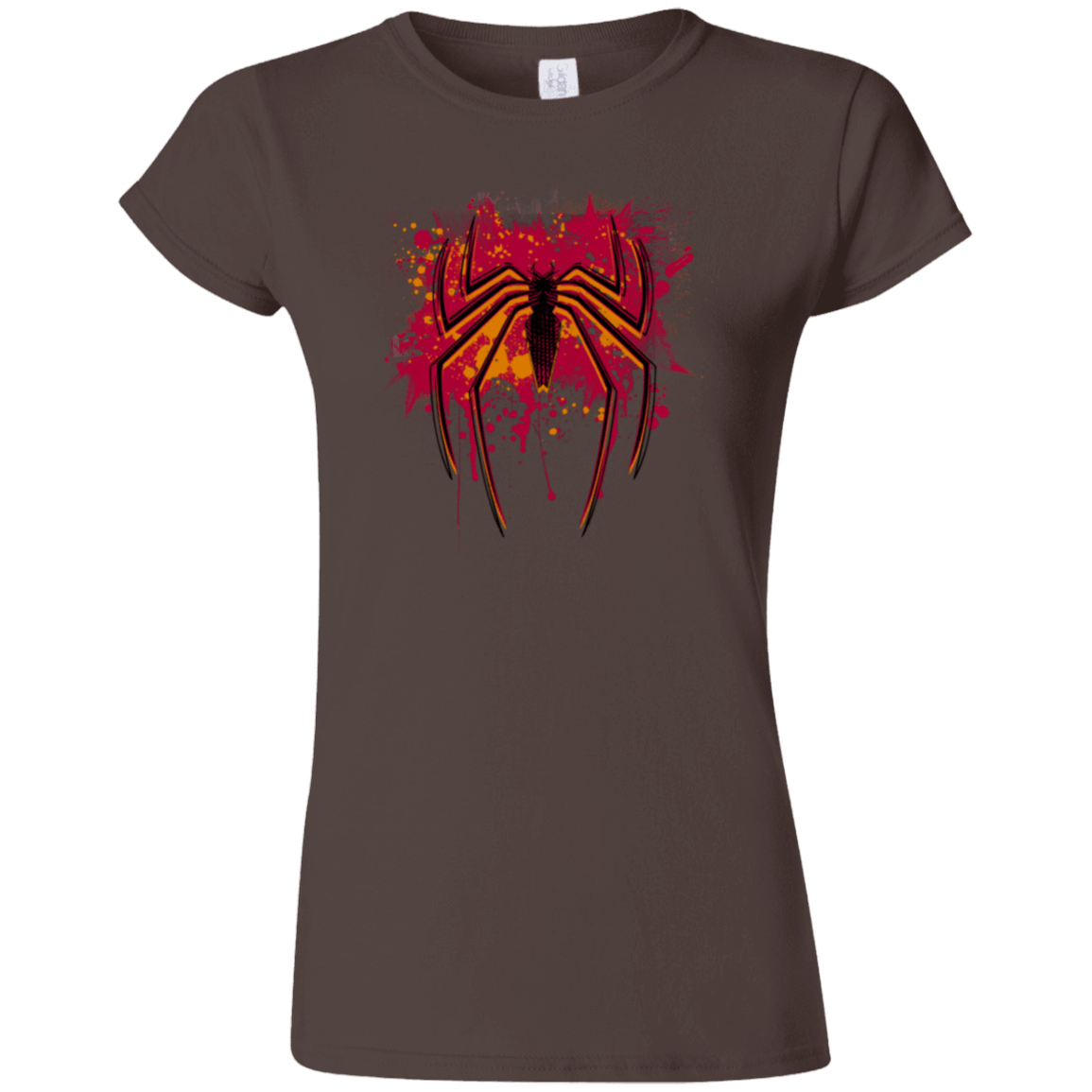 T-Shirts Dark Chocolate / S Spider Hero Junior Slimmer-Fit T-Shirt