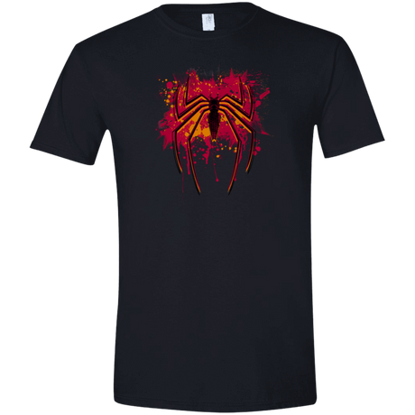 T-Shirts Black / X-Small Spider Hero Men's Semi-Fitted Softstyle