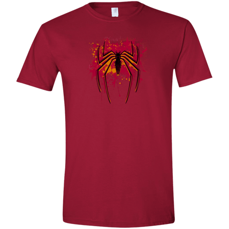 T-Shirts Cardinal Red / S Spider Hero Men's Semi-Fitted Softstyle