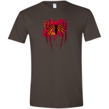 T-Shirts Dark Chocolate / S Spider Hero Men's Semi-Fitted Softstyle