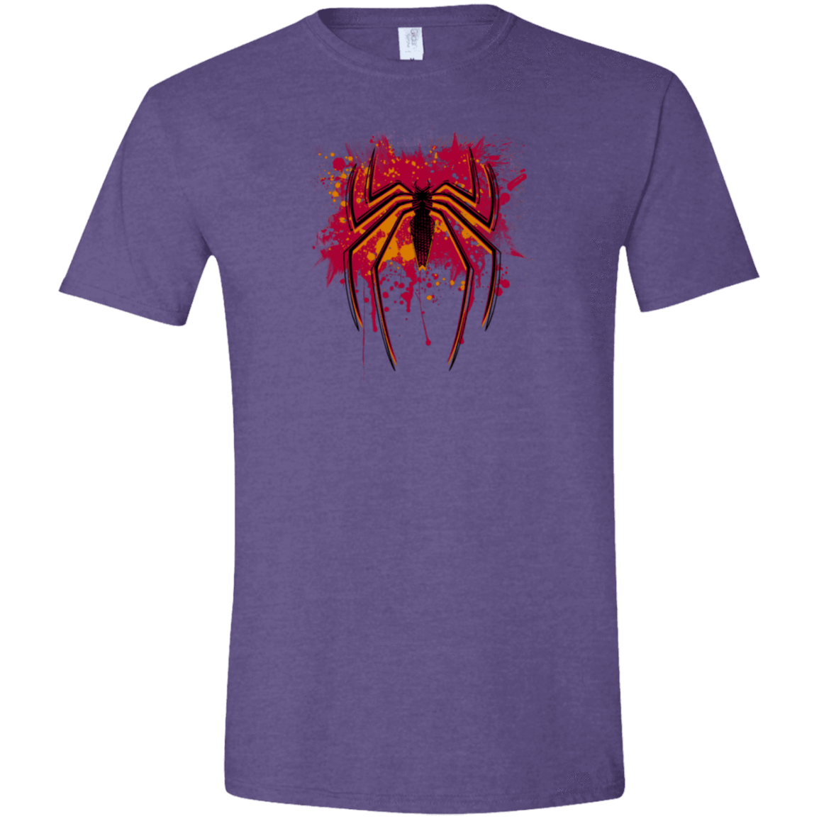 T-Shirts Heather Purple / S Spider Hero Men's Semi-Fitted Softstyle