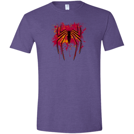 T-Shirts Heather Purple / S Spider Hero Men's Semi-Fitted Softstyle