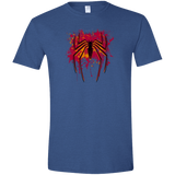 T-Shirts Heather Royal / X-Small Spider Hero Men's Semi-Fitted Softstyle