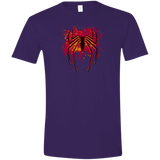 T-Shirts Purple / S Spider Hero Men's Semi-Fitted Softstyle