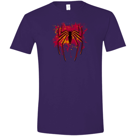 T-Shirts Purple / S Spider Hero Men's Semi-Fitted Softstyle