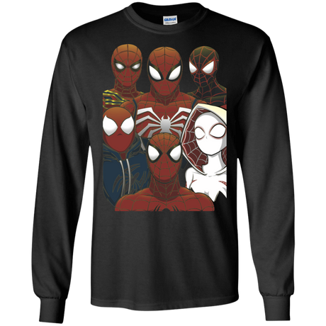 T-Shirts Black / S SPIDER LEAGUE Men's Long Sleeve T-Shirt