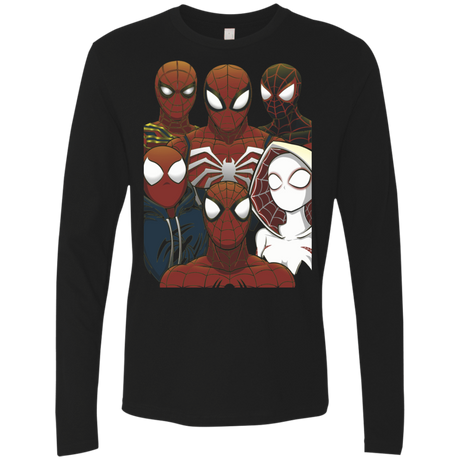 T-Shirts Black / S SPIDER LEAGUE Men's Premium Long Sleeve