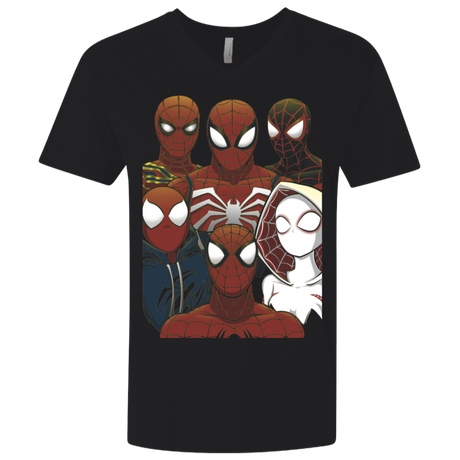 T-Shirts Black / X-Small SPIDER LEAGUE Men's Premium V-Neck