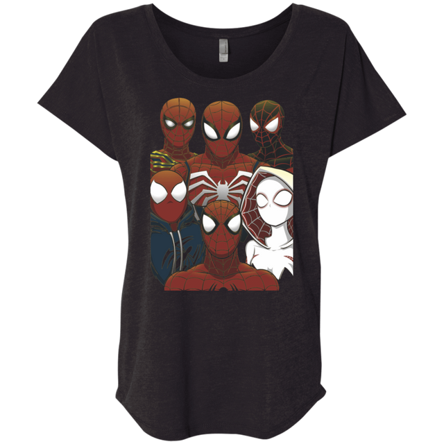 T-Shirts Vintage Black / X-Small SPIDER LEAGUE Triblend Dolman Sleeve