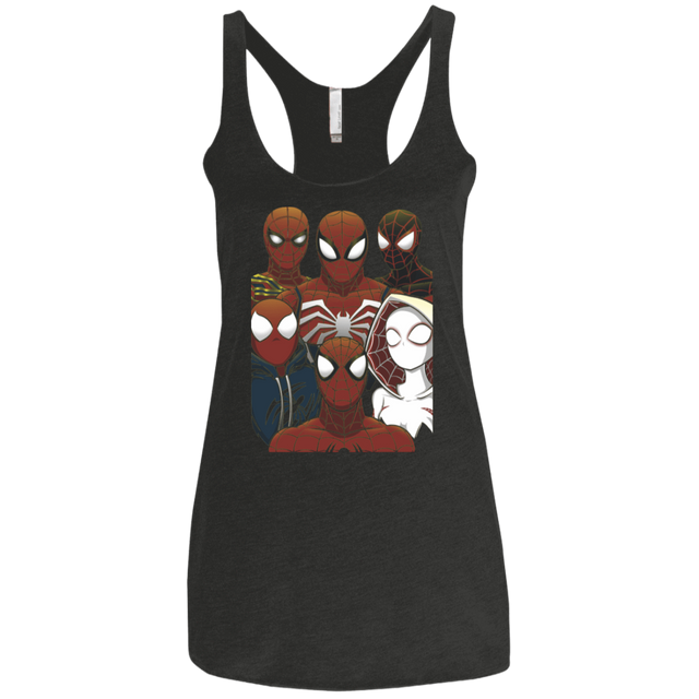 T-Shirts Vintage Black / X-Small SPIDER LEAGUE Women's Triblend Racerback Tank