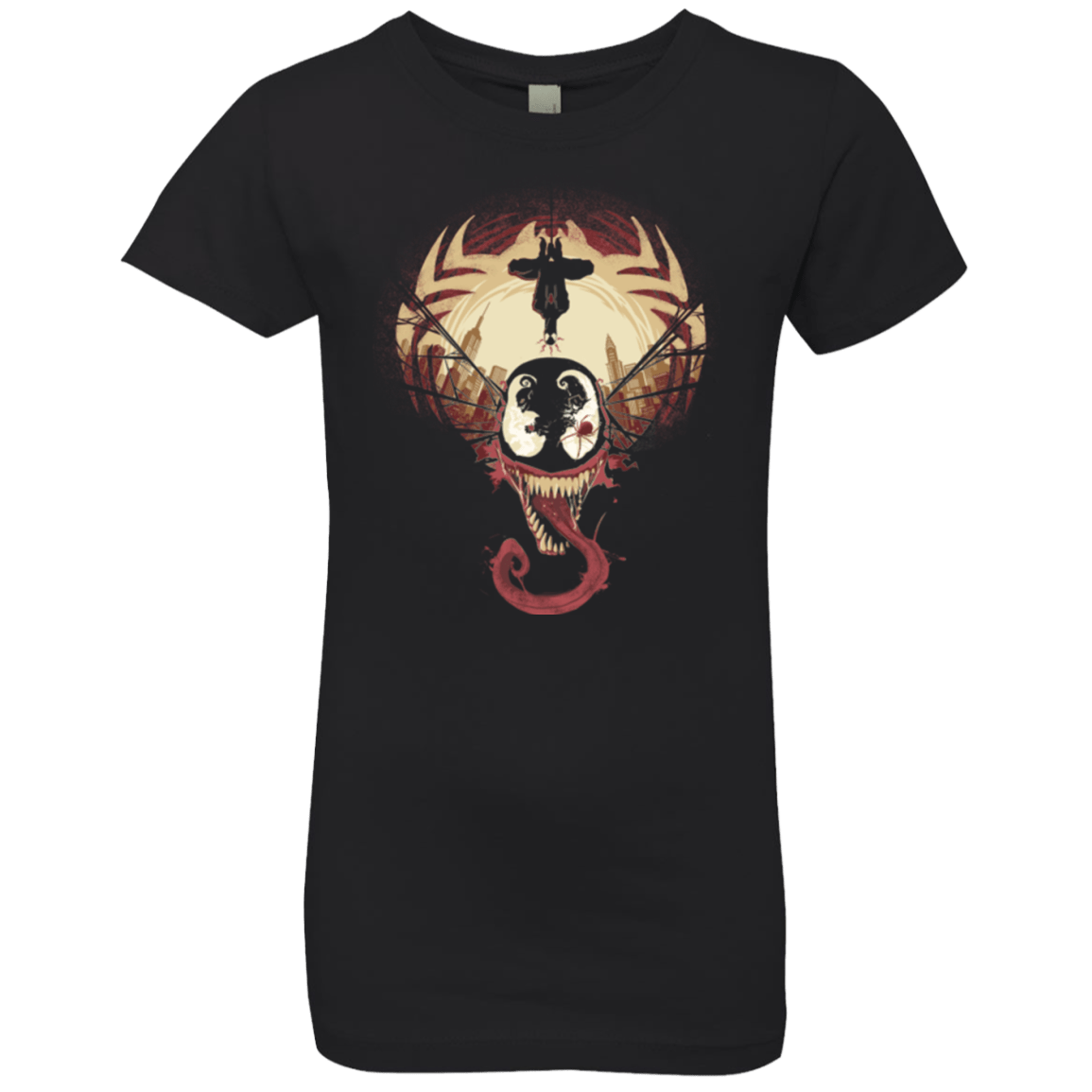 T-Shirts Black / YXS Spider Nightmare Girls Premium T-Shirt