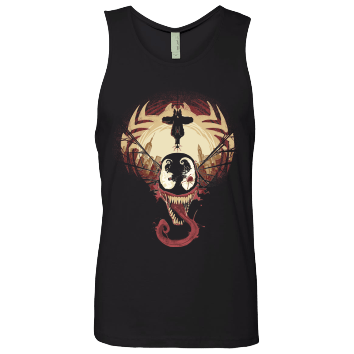 T-Shirts Black / Small Spider Nightmare Men's Premium Tank Top