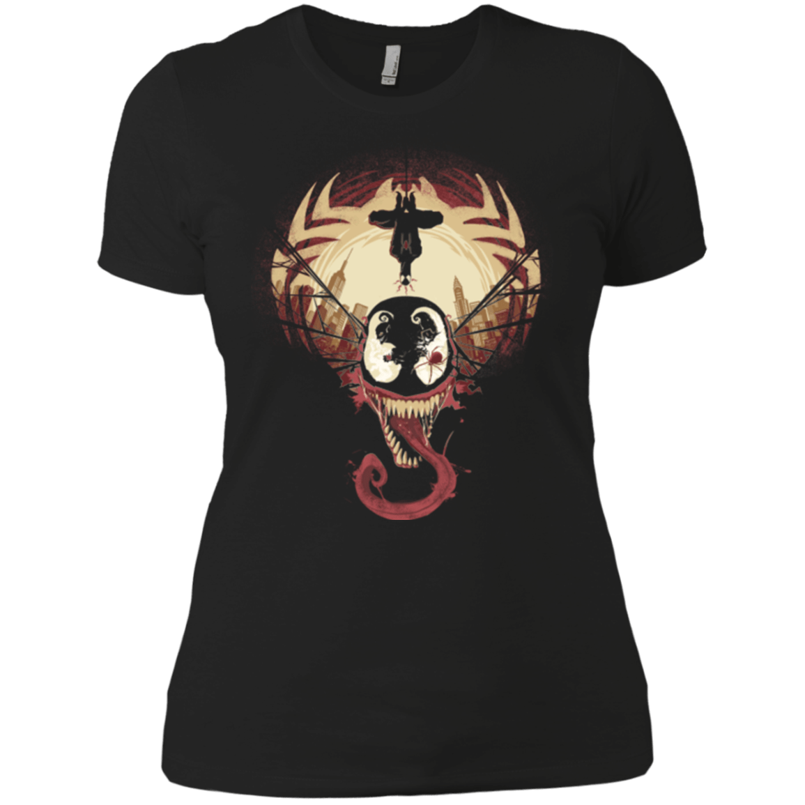 T-Shirts Black / X-Small Spider Nightmare Women's Premium T-Shirt