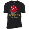 T-Shirts Black / YXS Spider Pig Build Line Boys Premium T-Shirt