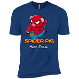 T-Shirts Royal / YXS Spider Pig Build Line Boys Premium T-Shirt
