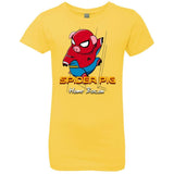 T-Shirts Vibrant Yellow / YXS Spider Pig Build Line Girls Premium T-Shirt
