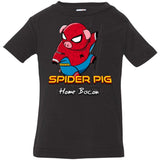 T-Shirts Black / 6 Months Spider Pig Build Line Infant Premium T-Shirt
