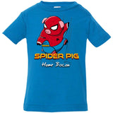T-Shirts Cobalt / 6 Months Spider Pig Build Line Infant Premium T-Shirt
