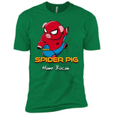 T-Shirts Kelly Green / X-Small Spider Pig Build Line Men's Premium T-Shirt