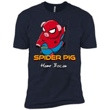 T-Shirts Midnight Navy / X-Small Spider Pig Build Line Men's Premium T-Shirt