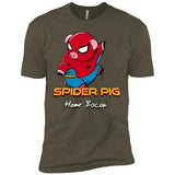 T-Shirts Military Green / X-Small Spider Pig Build Line Men's Premium T-Shirt