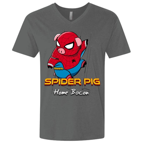 T-Shirts Heavy Metal / X-Small Spider Pig Build Line Men's Premium V-Neck