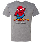 T-Shirts Premium Heather / Small Spider Pig Build Line Men's Triblend T-Shirt