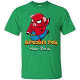 T-Shirts Irish Green / Small Spider Pig Build Line T-Shirt