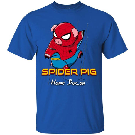 T-Shirts Royal / Small Spider Pig Build Line T-Shirt