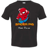 T-Shirts Black / 2T Spider Pig Build Line Toddler Premium T-Shirt