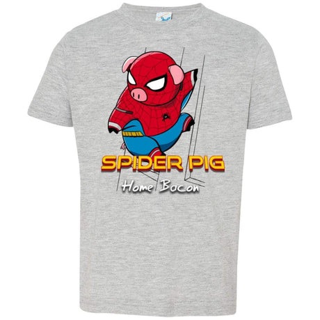 T-Shirts Heather / 2T Spider Pig Build Line Toddler Premium T-Shirt