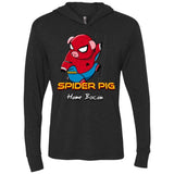 T-Shirts Vintage Black / X-Small Spider Pig Build Line Triblend Long Sleeve Hoodie Tee