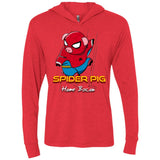 T-Shirts Vintage Red / X-Small Spider Pig Build Line Triblend Long Sleeve Hoodie Tee